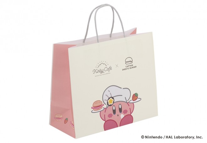 Second collaboration between Kirby Café and Captain Sweets Burger introduces “Kirby’s Strawberry Burger”.