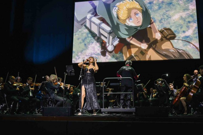 Attack on Titan: Beyond the Walls World Tour opens in Los Angeles with a live orchestral performance and anime visuals.