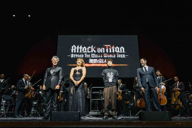 Attack on Titan: Beyond the Walls World Tour opens in Los Angeles with a live orchestral performance and anime visuals.