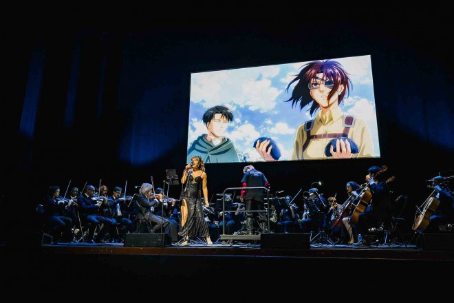 Attack on Titan: Beyond the Walls World Tour opens in Los Angeles with a live orchestral performance and anime visuals.