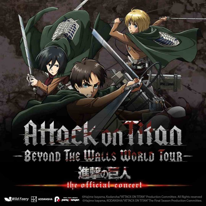 Attack on Titan: Beyond the Walls World Tour opens in Los Angeles with a live orchestral performance and anime visuals.