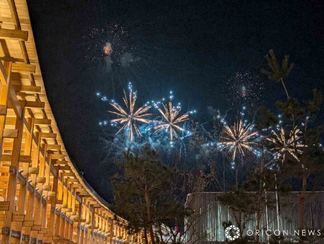 Scenes from the opening day of Expo 2025 Osaka-Kansai, held at Yumeshima in Osaka