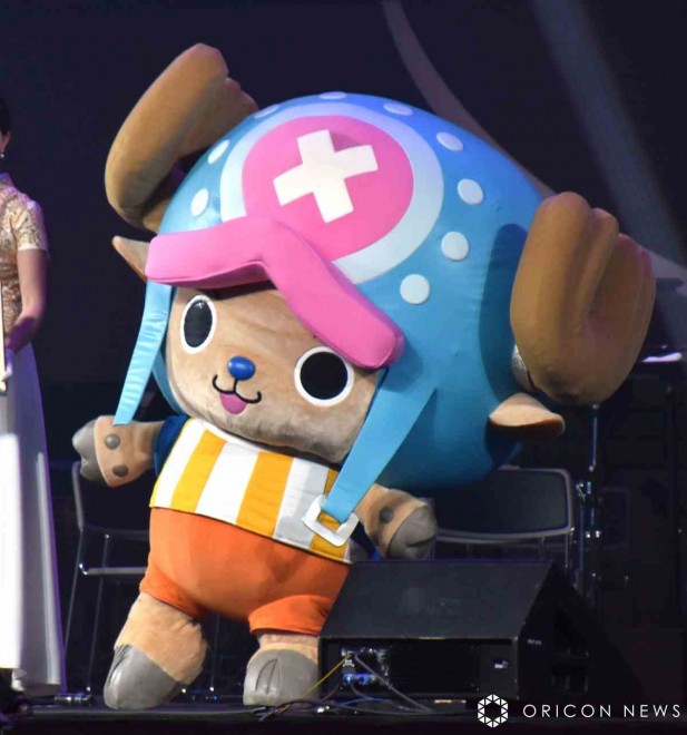 Chopper attends the 2025 Weibo Cultural Exchange Night after ONE PIECE wins animation award