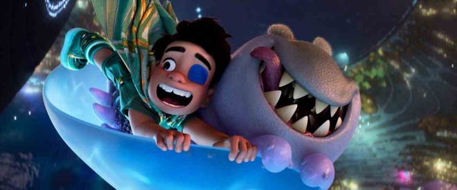 Elio and Glordon – Scene from Disney & Pixar’s Elio