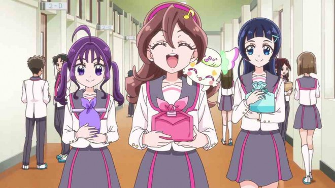 Scene from You and Idol Pretty Cure