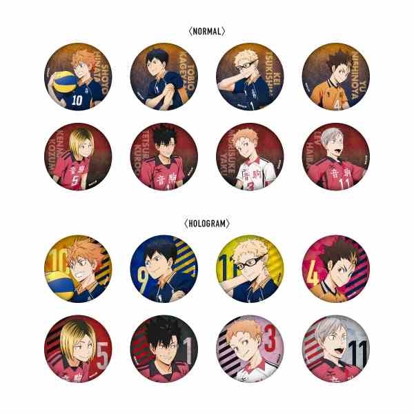 Trading can badges (16 types, ¥600 each).