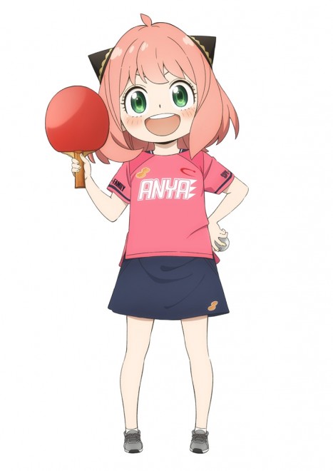 SPY×FAMILY × World Table Tennis 2022 collaboration visual