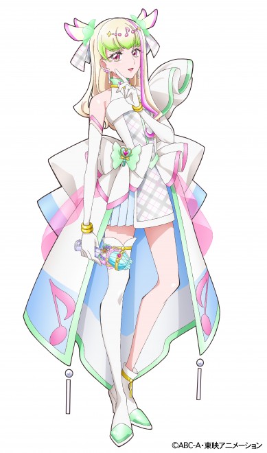 Cure Zukyun, a newly revealed character from Kimi to Idol Pretty Cure♪