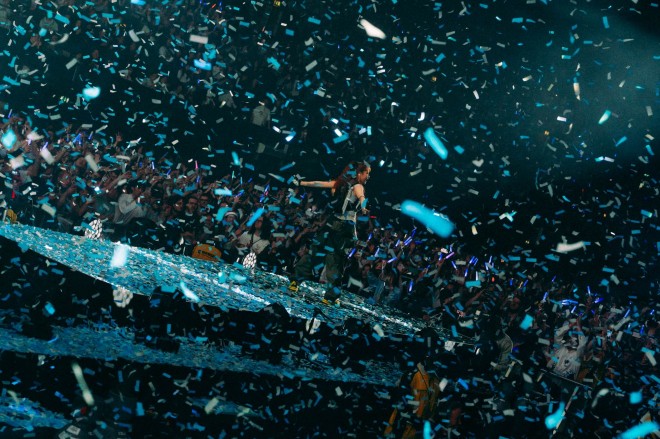 YOASOBI performing during their European debut tour in Barcelona and London.