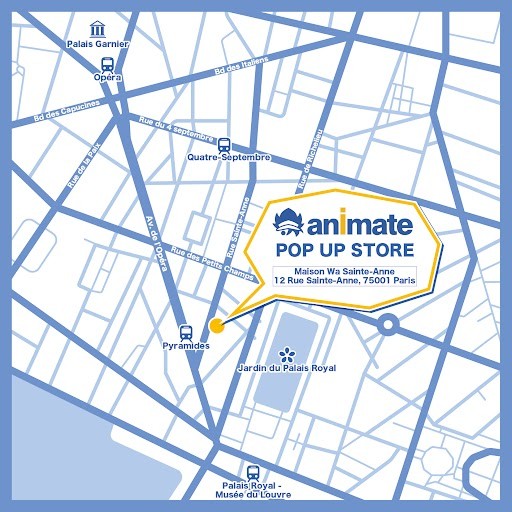 Animate’s first European location opening in Paris in July 2025