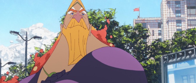 ChaO director Yasuhiro Aoki celebrates the Jury Prize win at Annecy 2025 with the creative team