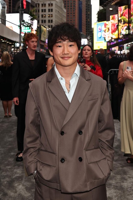 Yuki Tsunoda attends the F1 movie world premiere in Times Square, New York, alongside Brad Pitt and Lewis Hamilton. Photo taken in New York, USA.