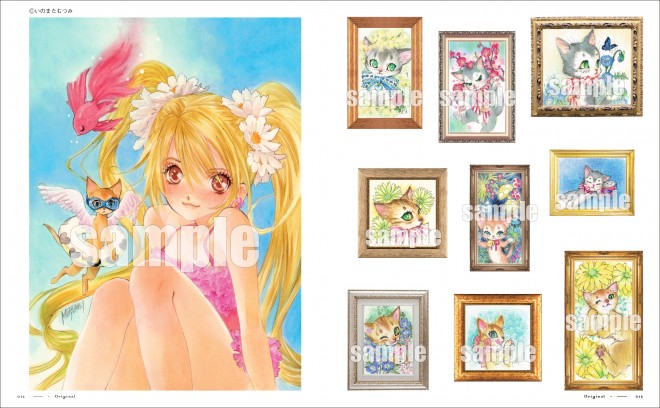 Illustrations from Mutsumi Inomata Artbook MIA, including rare Tales of series artwork and unpublished character sketches.