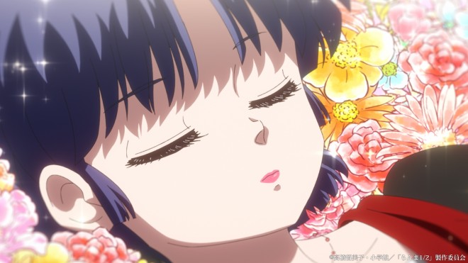 Scene cut from Ranma ½ Season 2 featuring newly introduced characters including Mousse, Cologne, and Happosai.