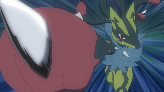 Scene from the anime Pokémon Horizons