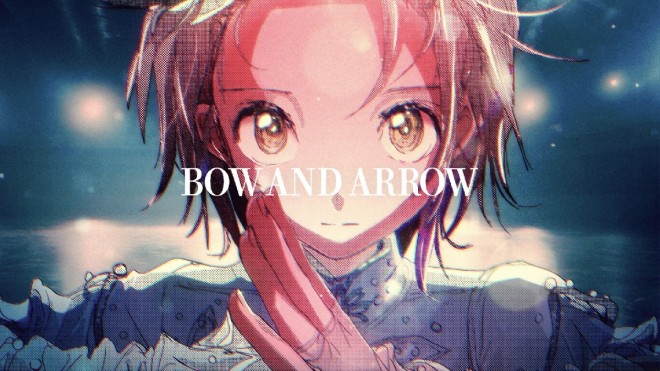 Thumbnail from the Medalist × Kenshi Yonezu special MV, blending real-life skating scenes with manga animation. Features the theme “BOW AND ARROW.”