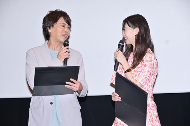 Scene from the stage greeting commemorating the release of LUPIN THE IIIRD THE MOVIE: Fujimi no Ketsuzoku