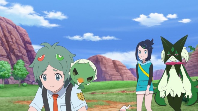 Scene from the anime Pokémon Horizons