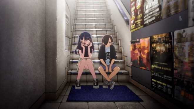 Teaser visual for The Dangers in My Heart movie, featuring Kyotaro Ichikawa and Anna Yamada.