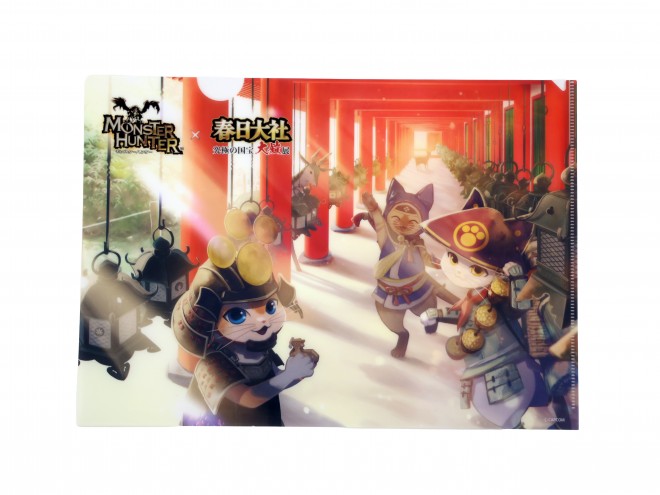 Monster Hunter teams up with Kasuga Taisha Shrine for limited edition goods at the National Treasure Armor Exhibition.