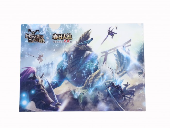 Monster Hunter teams up with Kasuga Taisha Shrine for limited edition goods at the National Treasure Armor Exhibition.