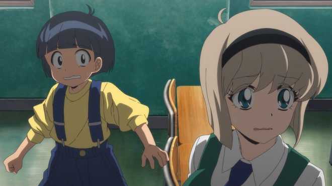 Scene cuts from Hell Teacher Nūbē July 2025 anime broadcast