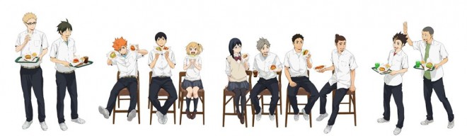 Haikyu!! x MOS Burger collaboration