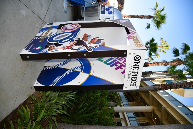 ONE PIECE Night event at Dodger Stadium featuring collaboration merchandise and drone show