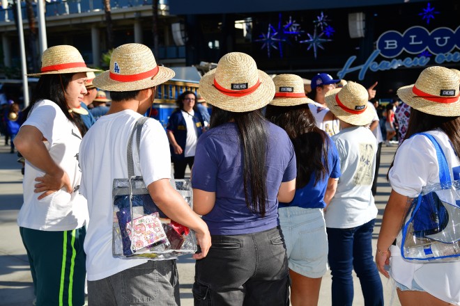 ONE PIECE Night event at Dodger Stadium featuring collaboration merchandise and drone show