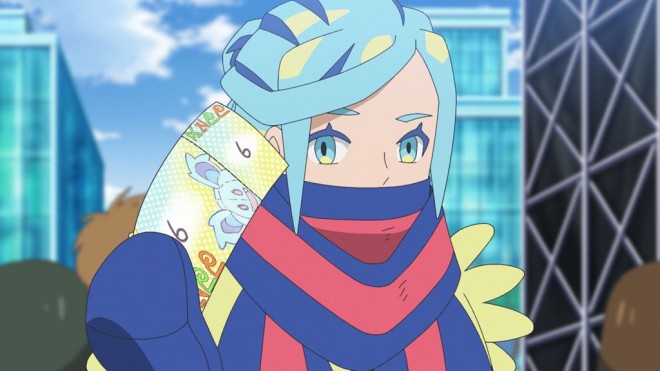 Scene from the anime Pokémon Horizons
