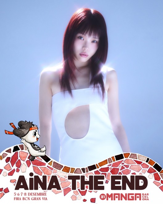 AiNA THE END announced as a live performer at Manga Barcelona 2025.