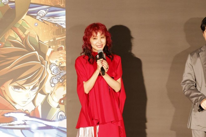 stage greeting Demon Slayer– Infinity Castle Arc Part 1