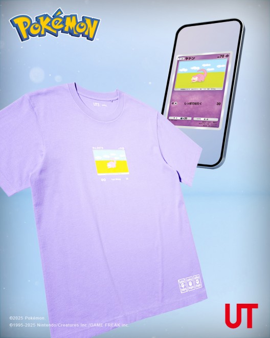 UNIQLO UT Pokémon TCG and Poképoke collaboration items including T-shirts and sweatshirts.