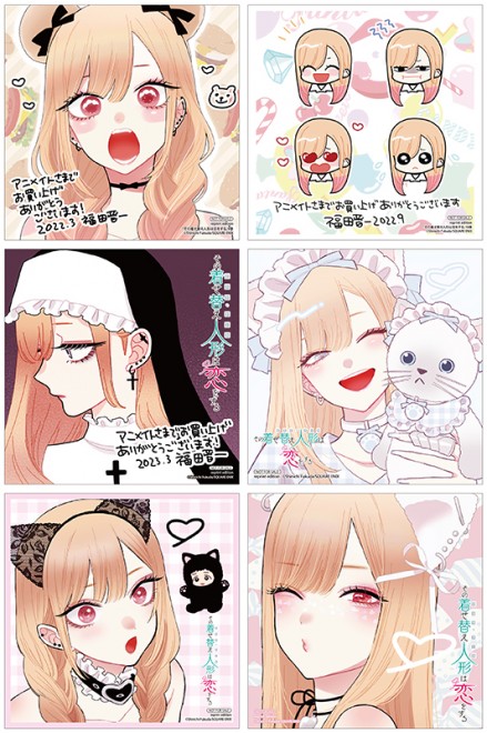 Fair Bonus: Reprinted Mini Illustration Boards (6 types total)