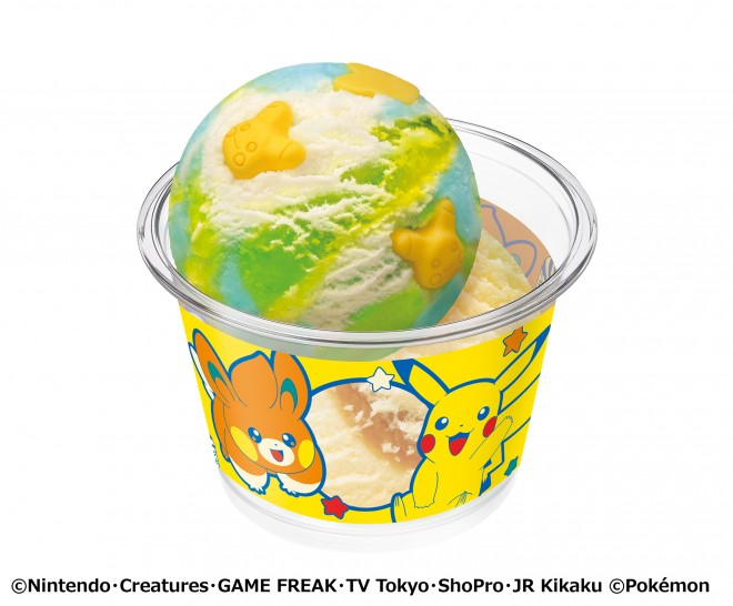 Pokémon-themed ice cream lineup for the 31 Poke-Natsu! Campaign at Baskin-Robbins Japan.