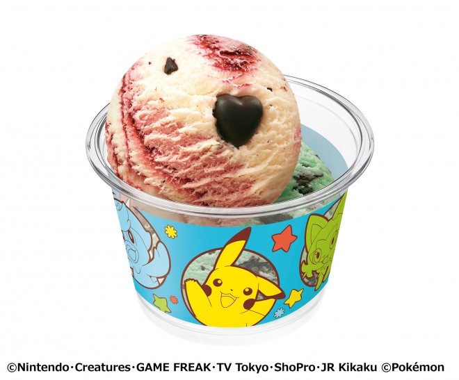 Pokémon-themed ice cream lineup for the 31 Poke-Natsu! Campaign at Baskin-Robbins Japan.