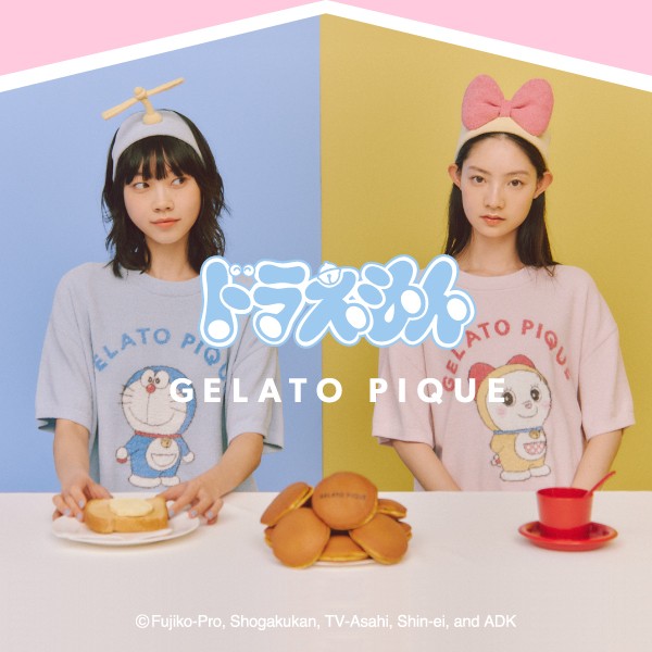 Doraemon-themed loungewear and accessories from Gelato Pique, including Take-copter headband