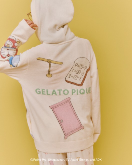 Doraemon-themed loungewear and accessories from Gelato Pique, including Take-copter headband
