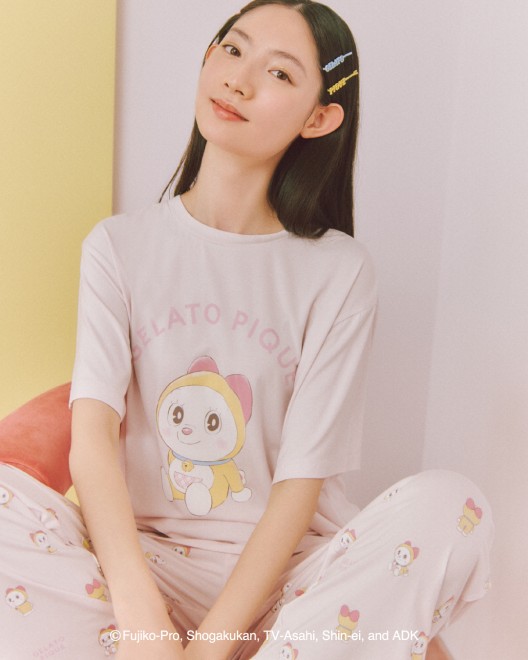 Doraemon-themed loungewear and accessories from Gelato Pique, including Take-copter headband