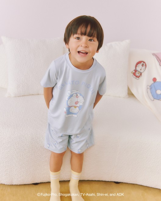 Doraemon-themed loungewear and accessories from Gelato Pique, including Take-copter headband