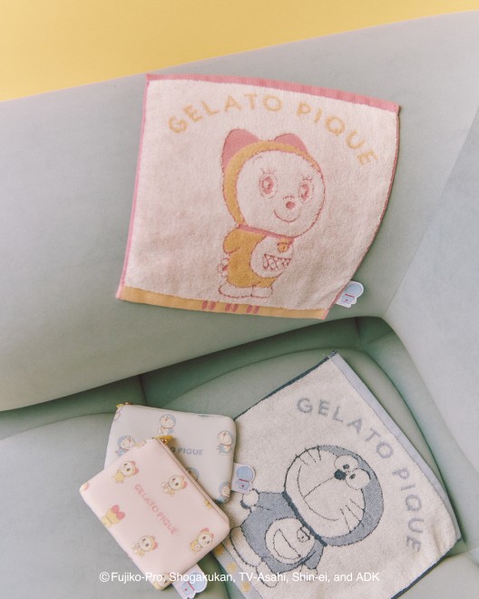 Doraemon-themed loungewear and accessories from Gelato Pique, including Take-copter headband