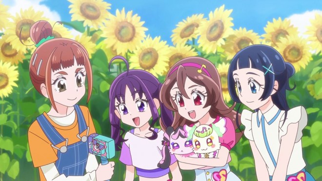 Scene from You and Idol Pretty Cure