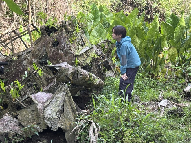 Wartime remains still visible on Peleliu Island in Palau