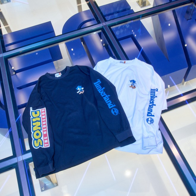 SEGA and Timberland release Sonic-themed apparel including long- and short-sleeve T-shirts