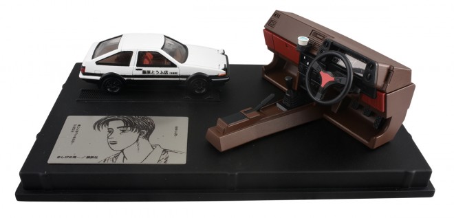 Tomica Premium unlimited STEERING VIEW Initial D AE86 Trueno model