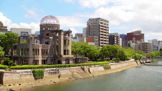 Scene from the documentary film Barefoot Gen Is Still Angry, scheduled for theatrical release in Japan