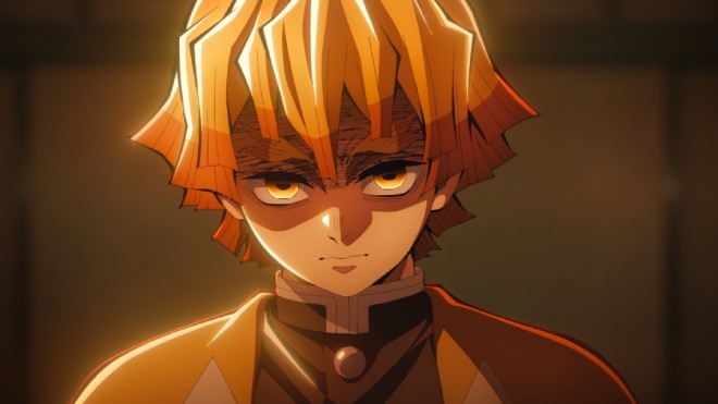 Scene cut from Demon Slayer– Infinity Castle Arc: Part 1 – Akaza Returns