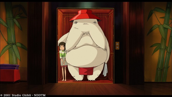 Radish Spirit, said to be modeled on a radish, from Spirited Away