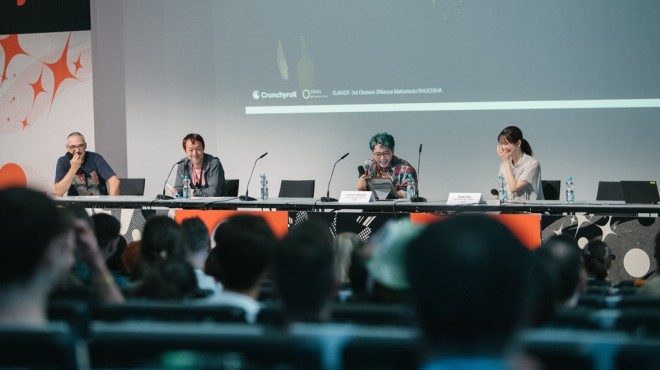 Scenes from the Kaiju No. 8 panel at AnimagiC 2025