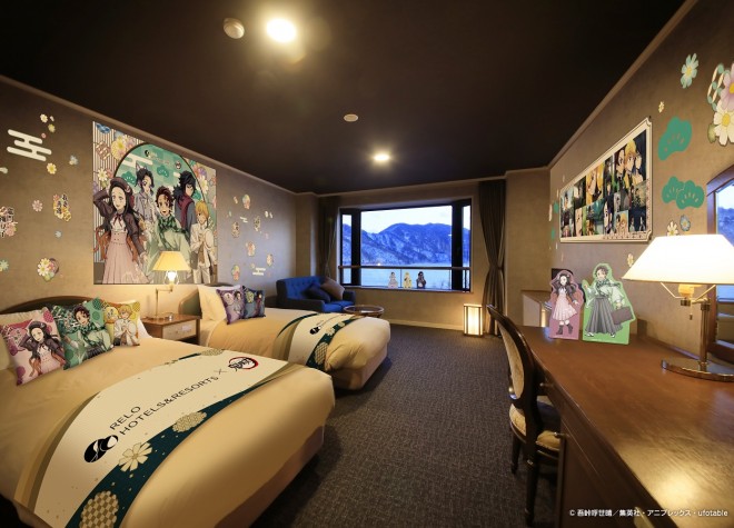 Demon Slayer: Kimetsu no Yaiba and Relo Hotels & Resorts announce their first collaboration stay plan with themed rooms and goods.